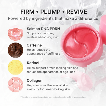 PDRN Pink Caffeine Collagen Eye Patches